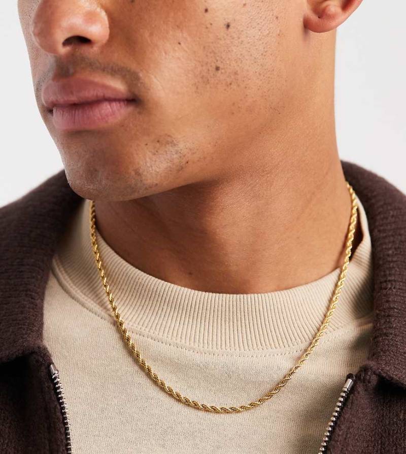 Lost Souls - 3-mm-Wallishalskette mit 18-Karat-Vergoldung-Goldfarben von LOST SOULS