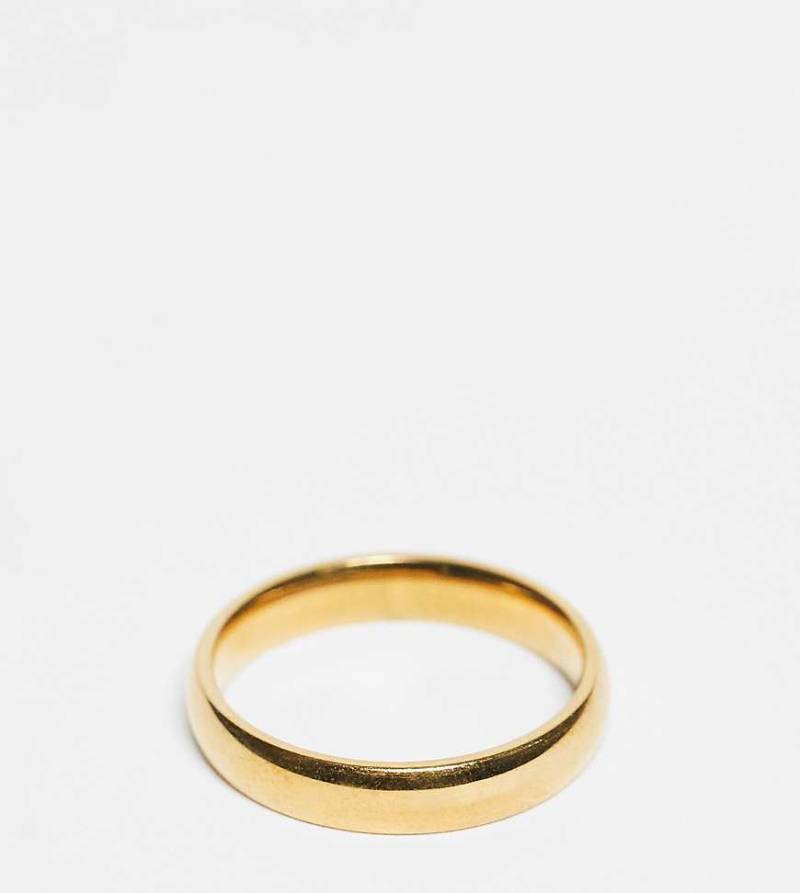 Lost Souls - 4 mm Bandring mit 18-Karat-Vergoldung-Goldfarben von LOST SOULS