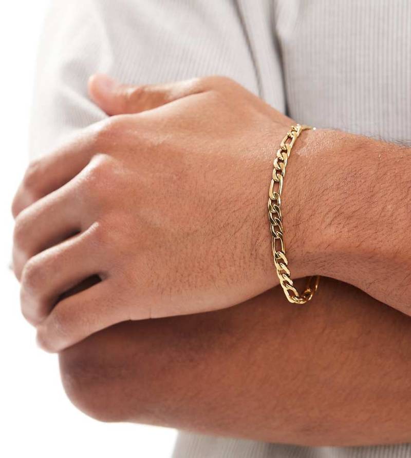 Lost Souls - 4-mm-Figaro-Armband mit 18-Karat-Vergoldung-Goldfarben von LOST SOULS