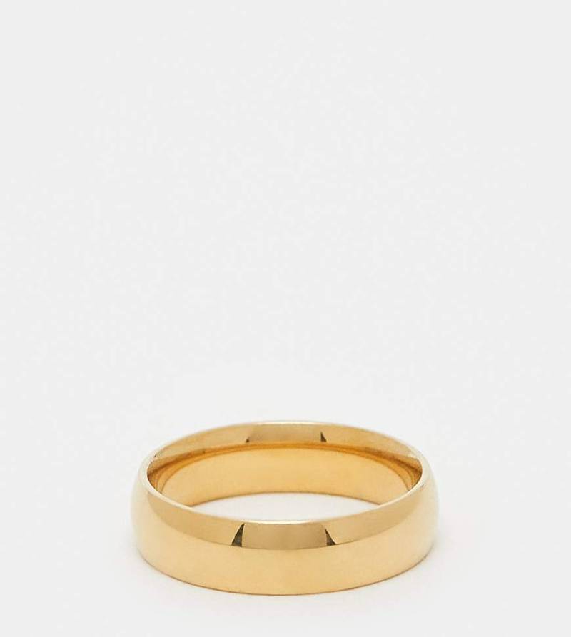 Lost Souls - 6 mm Bandring mit 18-Karat-Vergoldung-Goldfarben von LOST SOULS