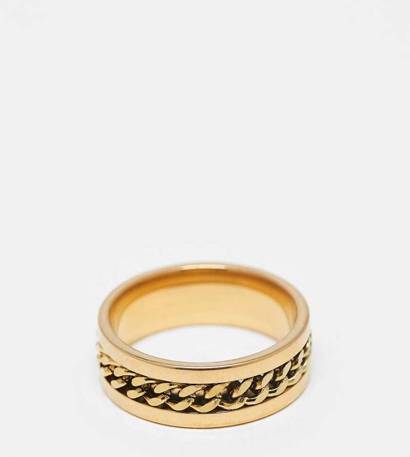 Lost Souls - Bandring mit 18-Karat-Vergoldung und beweglichem Kettendesign-Goldfarben von LOST SOULS