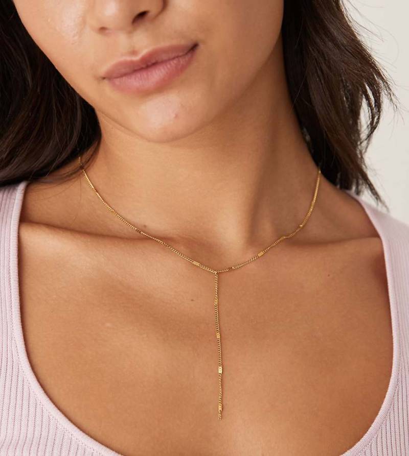 Lost Souls - Lasso-Halskette mit 18-Karat-Vergoldung-Goldfarben von LOST SOULS