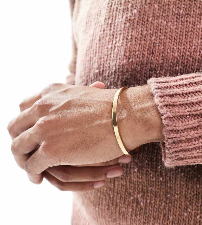 Lost Souls - Schmaler 4 mm Armreif mit 18-Karat-Vergoldung-Goldfarben von LOST SOULS