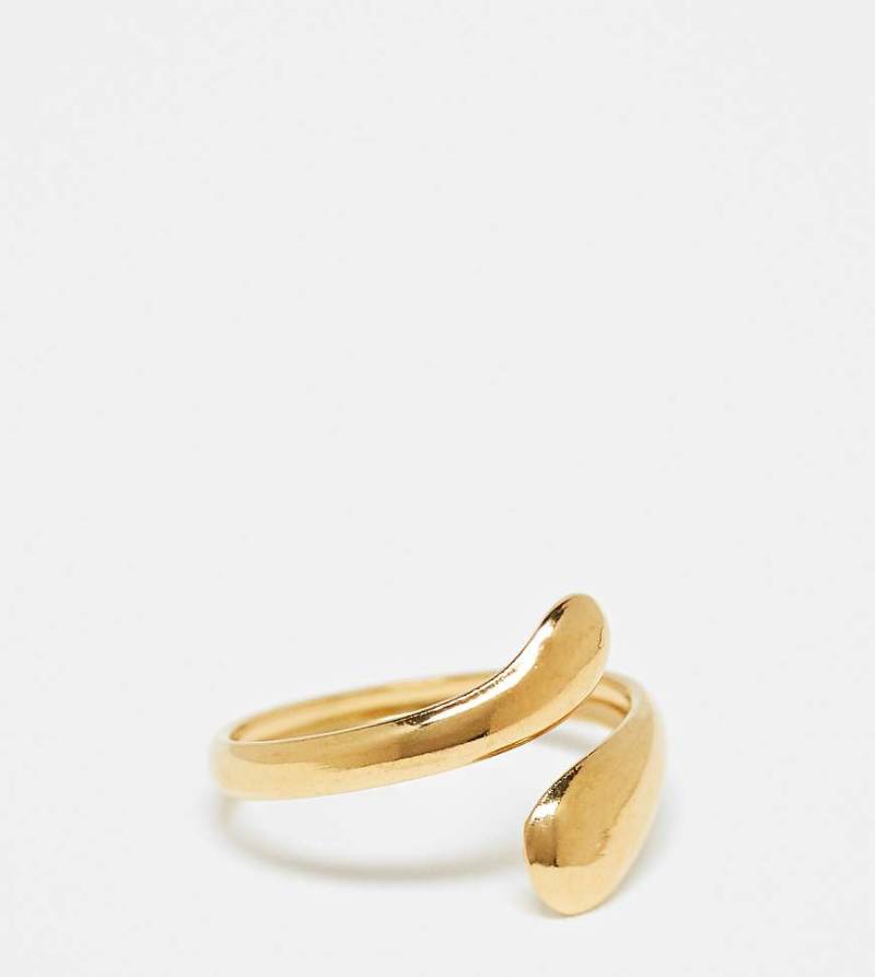 Lost Souls - Wraparound-Ring aus 18 Karat vergoldetem Edelstahl-Goldfarben von LOST SOULS