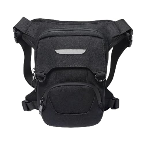 Motorrad-Sitztasche/Hecktasche Motorrad Drop Taille Bein Tasche Oberschenkel Gürtel Hüfte wasserdichte Motorrad Taktische Reise Einstellbare Geldbörse Fanny Pack Taschen Motorrad-Gepäcktasche(Gray) von LOSTIS