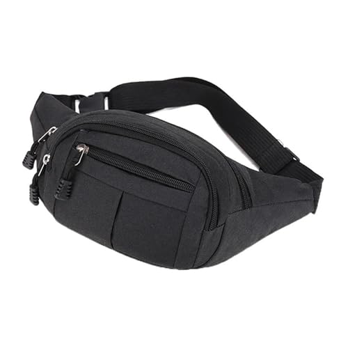 Motorrad-Sitztasche/Hecktasche Reisereiten Motorrad Crossbody Handtasche Beutel Hip Bum Gürteltasche Herren Hüfttasche Nylon Sport Fanny Taschen Boy Drop Bein Taschen Motorrad-Gepäcktasche(Black) von LOSTIS
