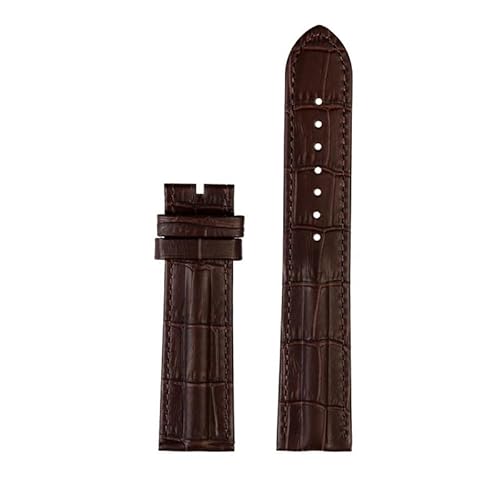 LOSUNLENU Lederarmband für Hamilton Khaki H7060573 Rindsleder-Texturband Herrenarmband(A brown no clasp,20mm) von LOSUNLENU