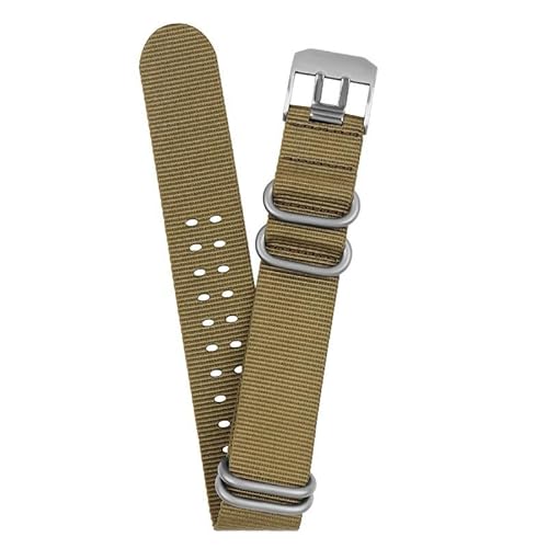 LOSUNLENU Nylon-Uhrenarmbänder für Luminox 3051 3080 3150 Uhrenarmband(Khakis,23mm) von LOSUNLENU