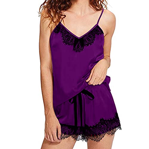 LOSVIP Pyjama Set Damen,Frauen Dessous Set Sexy BH und Panty Jumpsuit Dessous Sets New Sexy Fashion Lace Lingerie Underwear Sleepwear Pajamas von LOSVIP