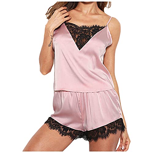 LOSVIP Pyjama Set Damen,Frauen Dessous Set Sexy BH und Panty Jumpsuit Dessous Sets New Sexy Fashion Lace Lingerie Underwear Sleepwear Pajamas von LOSVIP