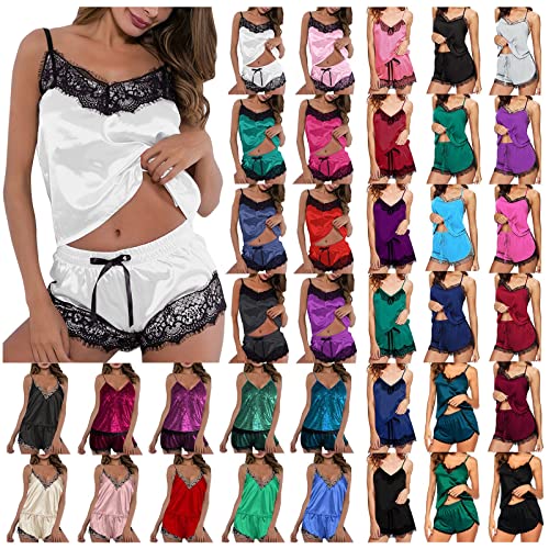 LOSVIP Pyjama Set Damen,Frauen Dessous Set Sexy BH und Panty Jumpsuit Dessous Sets New Sexy Fashion Lace Lingerie Underwear Sleepwear Pajamas von LOSVIP