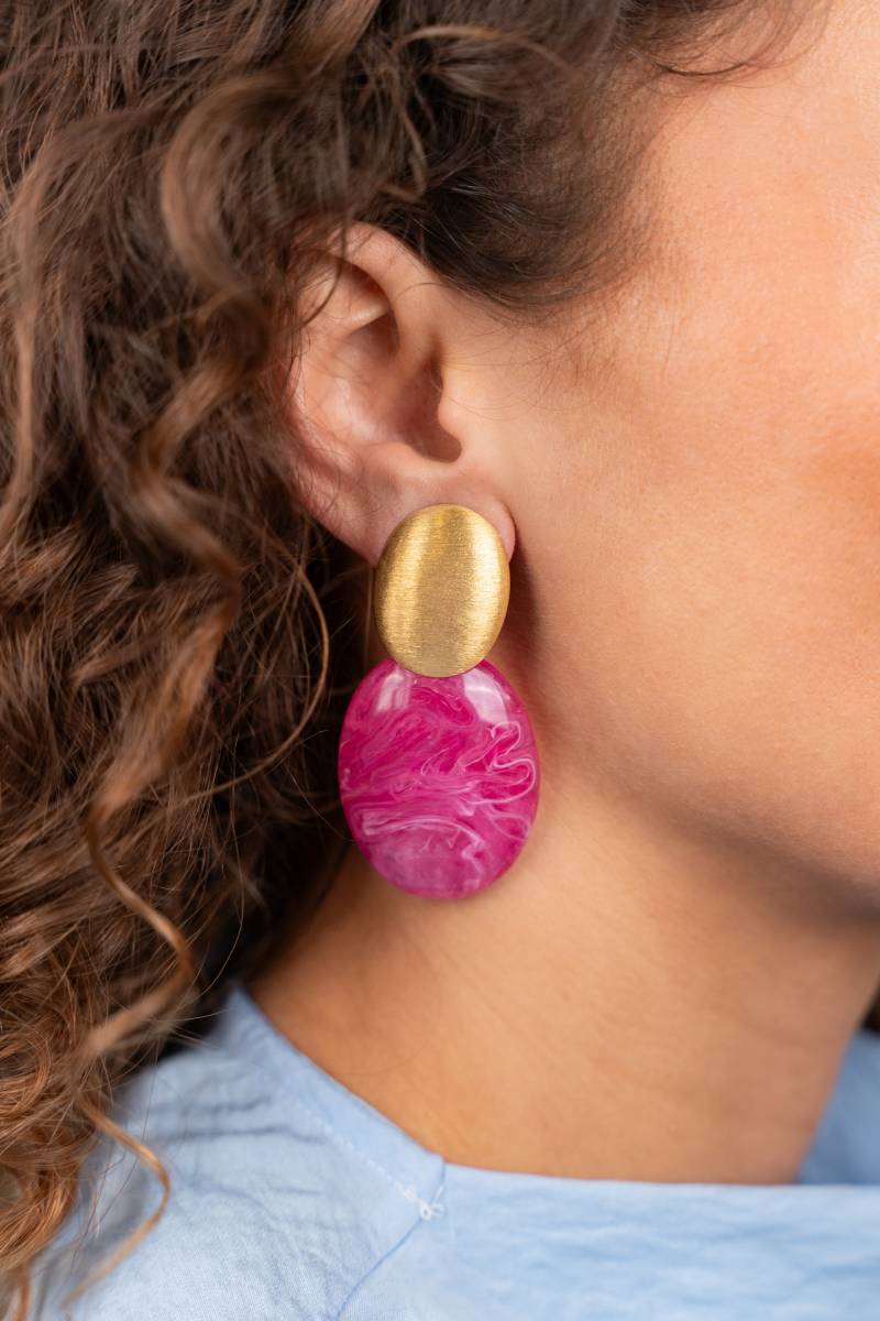 CE RE Closed Bugle Oval S - Bright Fuchsia CE RE Closed Bugle Oval S - Bright Fuchsia von LOTT. gioielli