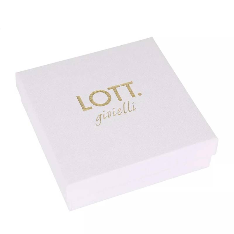 LOTT.gioielli Ohrringe - Classic Creole Clay Pearls small - Gr. unisize - in Gold - für Damen von LOTT.gioielli