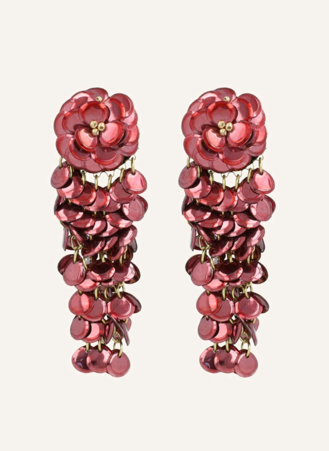 Lott.Gioielli Ohrhänger Bonny Cherry Lacquer By Glambou gold von LOTT.gioielli