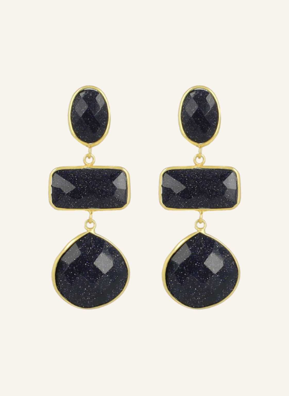 Lott.Gioielli Ohrhänger Lune Stargazing By Glambou gold von LOTT.gioielli