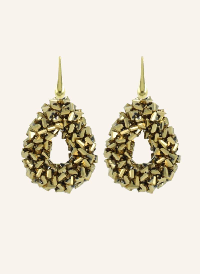 Lott.Gioielli Ohrhänger Marieke Metallic Gold By Glambou gold von LOTT.gioielli