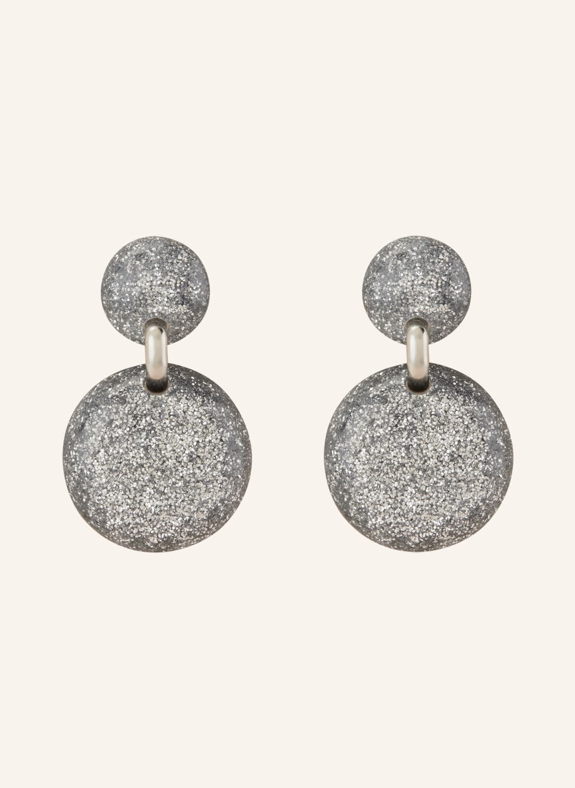 Lott.Gioielli Ohrhänger Round Double M silber Lott.Gioielli Ohrhänger Round Double M silber von LOTT.gioielli