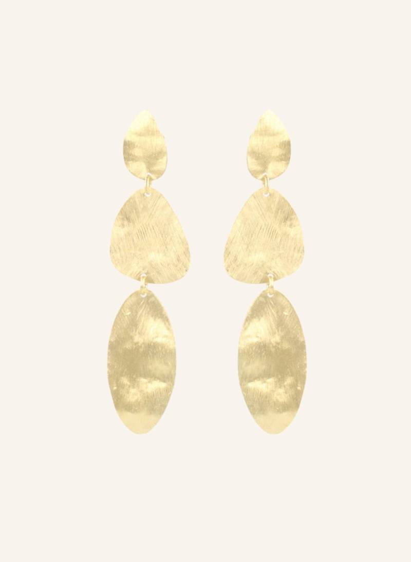 Lott.Gioielli Ohrhänger Stone Shape Triple M By Glambou gold von LOTT.gioielli
