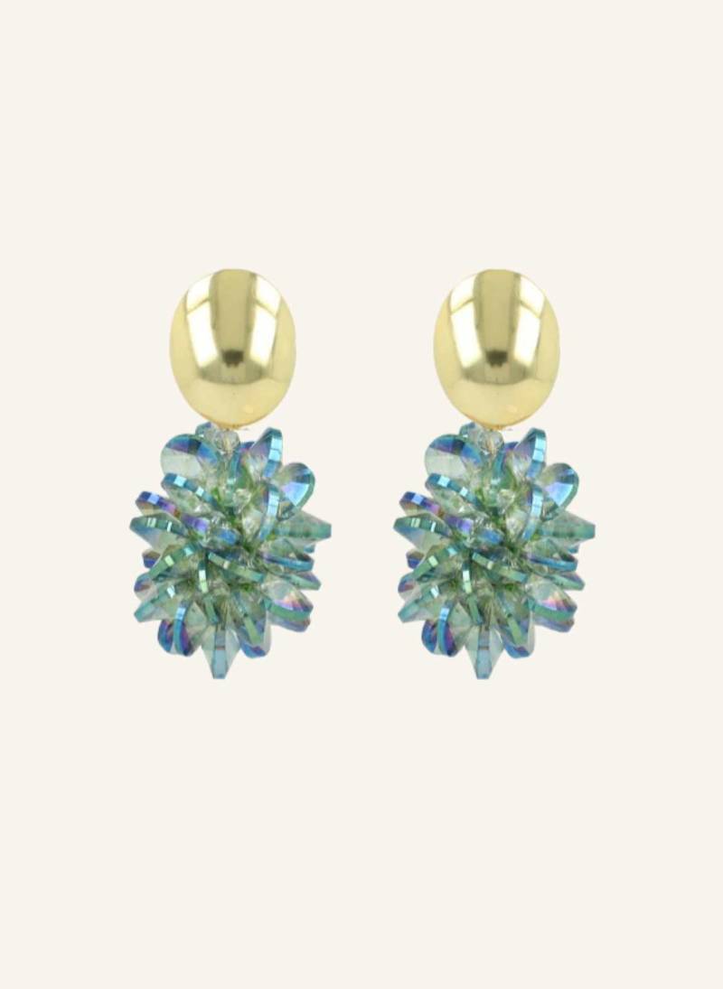 Lott.Gioielli Ohrringe Solea Thick Oval Crystal Sequins Metallic Green By Glambou gold Lott.Gioielli Ohrringe Solea Thick Oval Crystal Sequins Metallic Green By Glambou gold von LOTT.gioielli
