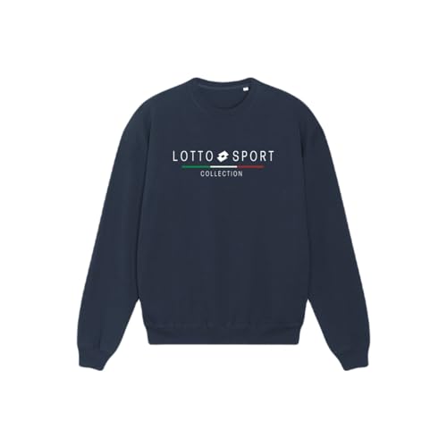 Lotto Herren Sweatshirt Kapuzenpullover, blau, L von Lotto