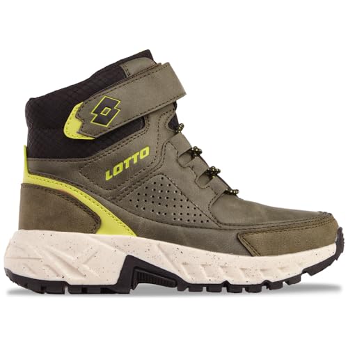 Lotto ALDERTON MID K Halblange Stiefel, Olive/Lime, 36 EU von Lotto