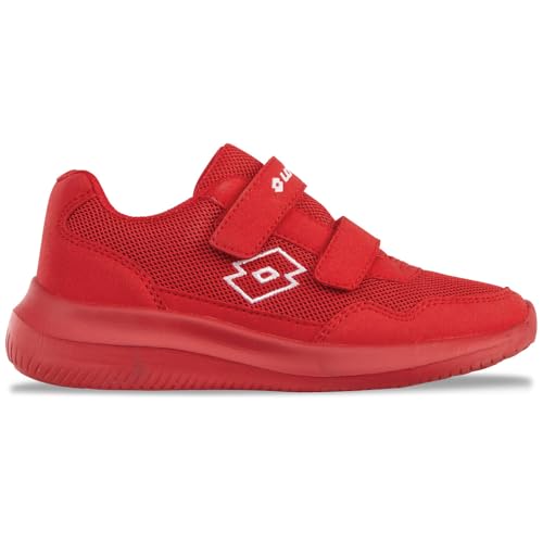 Lotto Unisex Kinder Connect Vl Oc Sneaker, Red White, 32 EU Lotto Unisex Kinder Connect Vl Oc Sneaker, Red White, 32 EU von Lotto