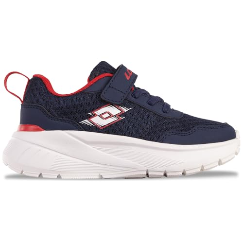 Lotto DYNATIV K Sneaker, Navy/RED, 28 EU Lotto DYNATIV K Sneaker, Navy/RED, 28 EU von Lotto