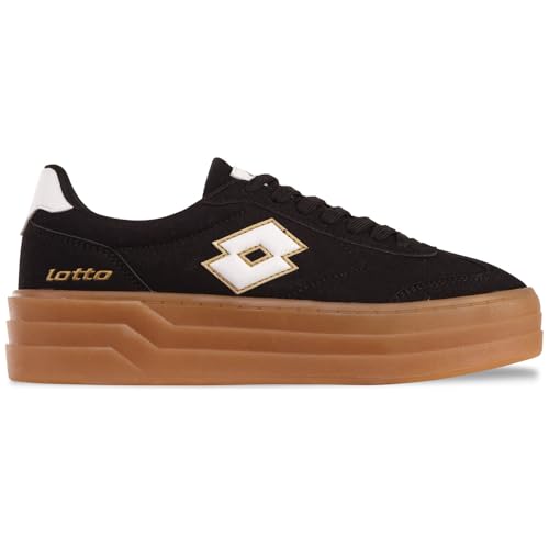 Lotto Damen STACKY RB Sneaker, Black/White, 37 EU von Lotto