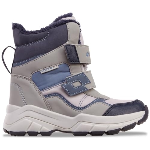 Lotto Unisex Kinder Hoonah Tex K Halblange Stiefel, Grey Midblue, 29 EU Lotto Unisex Kinder Hoonah Tex K Halblange Stiefel, Grey Midblue, 29 EU von Lotto