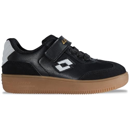 Lotto MAKERA K Unisex Kids Sneaker, Black/White, 30 EU Lotto MAKERA K Unisex Kids Sneaker, Black/White, 30 EU von Lotto