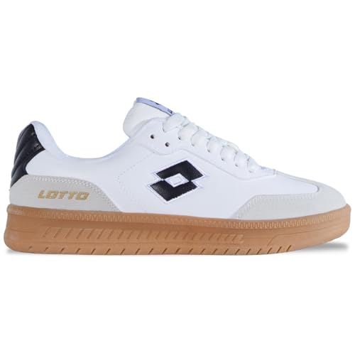 Lotto MAKERA Unisex Sneaker, White/Black, 42 EU Lotto MAKERA Unisex Sneaker, White/Black, 42 EU von Lotto