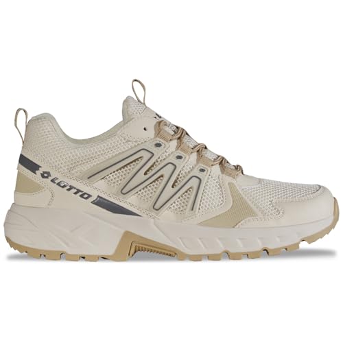 Lotto NAHUNTA Unisex Sneaker, BEIGE/Grey, 42 EU von Lotto