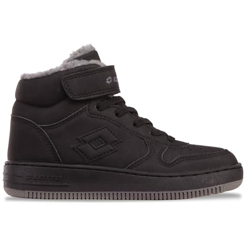 Lotto Unisex Kinder Sneaker, Black Dk Grey, 30 EU von Lotto