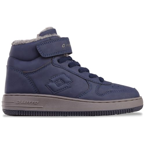 Lotto Unisex Kinder Paliot Fur Sneaker, Navy Dk Grey, 27 EU Lotto Unisex Kinder Paliot Fur Sneaker, Navy Dk Grey, 27 EU von Lotto