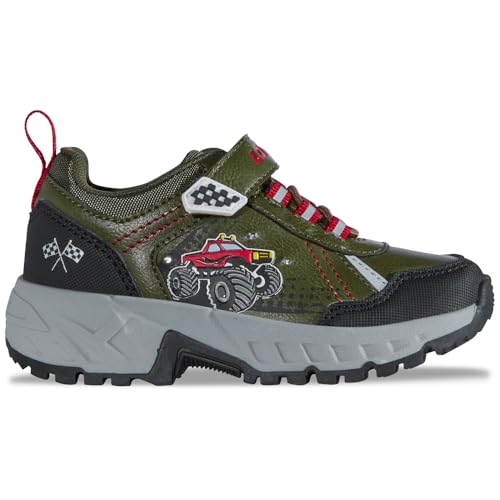 Lotto REKATO K Unisex Kids Sneaker, Olive/RED, 30 EU Lotto REKATO K Unisex Kids Sneaker, Olive/RED, 30 EU von Lotto