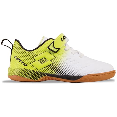 Lotto SHOOTA T Unisex Kids Sneaker, White/Lime, 39 EU Lotto SHOOTA T Unisex Kids Sneaker, White/Lime, 39 EU von Lotto