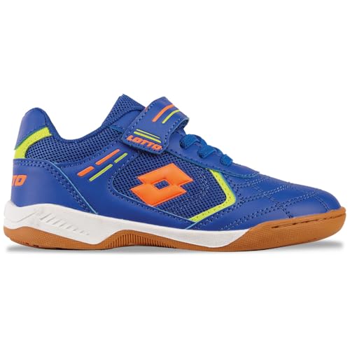 Lotto SOCCERA K Unisex Kids Sneaker, Blue/FR.ORANGE, 31 EU Lotto SOCCERA K Unisex Kids Sneaker, Blue/FR.ORANGE, 31 EU von Lotto