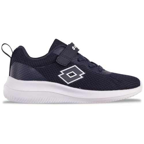 Lotto Unisex Kinder Trade Sneaker, Navy White, 25 EU Lotto Unisex Kinder Trade Sneaker, Navy White, 25 EU von Lotto