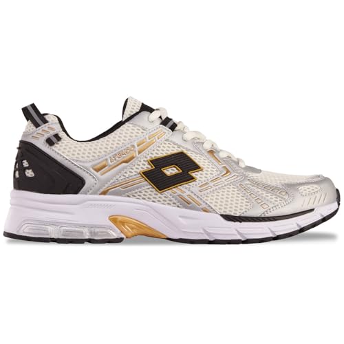 Lotto Unisex AKIMOTO Sneaker, Silver/Gold, 44 EU Lotto Unisex AKIMOTO Sneaker, Silver/Gold, 44 EU von Lotto