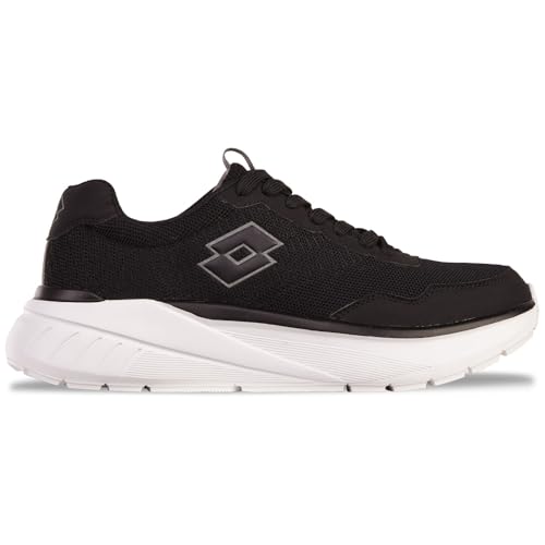 Lotto Unisex ATHLETIV Sneaker, Black/DK.Grey, 44 EU von Lotto