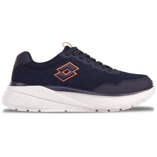 Lotto Unisex ATHLETIV Sneaker, Navy/ORANGE, 37 EU Lotto Unisex ATHLETIV Sneaker, Navy/ORANGE, 37 EU von Lotto