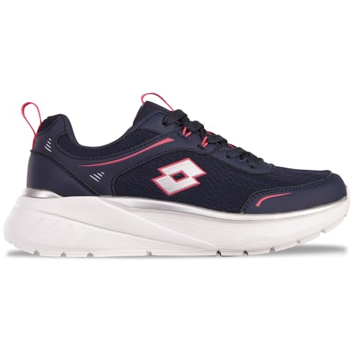 Lotto Unisex EXERTIV Sneaker, Navy/PINK, 41 EU Lotto Unisex EXERTIV Sneaker, Navy/PINK, 41 EU von Lotto