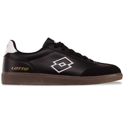 Lotto VINTAL Unisex Sneaker, Black/White, 42 EU Lotto VINTAL Unisex Sneaker, Black/White, 42 EU von Lotto