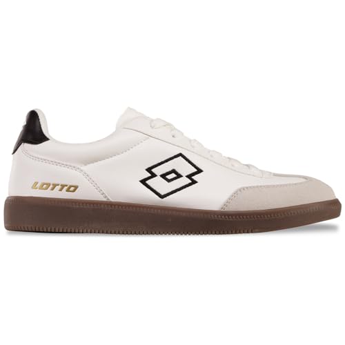 Lotto VINTAL Unisex Sneaker, White/Black, 43 EU Lotto VINTAL Unisex Sneaker, White/Black, 43 EU von Lotto