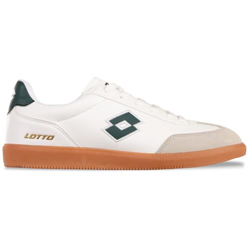 Lotto Unisex VINTAL MF Sneaker, White/Green, 42 EU Lotto Unisex VINTAL MF Sneaker, White/Green, 42 EU von Lotto