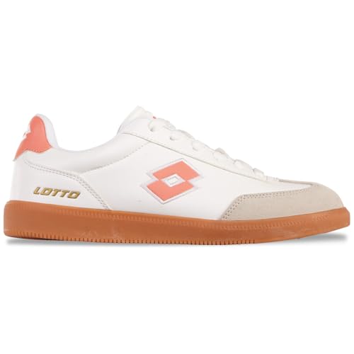 Lotto Unisex VINTAL MF Sneaker, White/Papaya, 39 EU Lotto Unisex VINTAL MF Sneaker, White/Papaya, 39 EU von Lotto