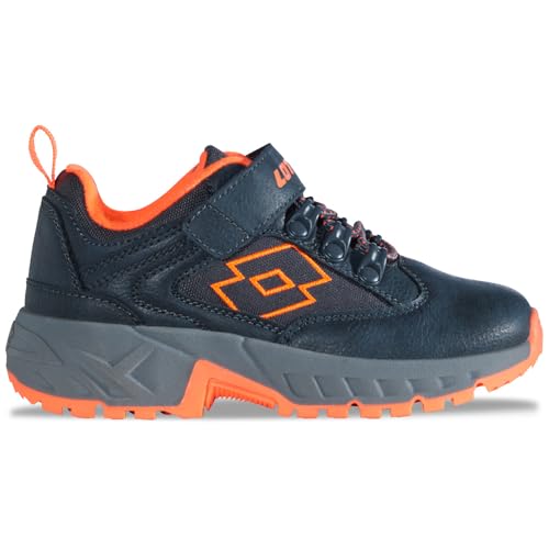 Lotto WOODLARK K Unisex Kids Sneaker, Navy/FR.ORANGE, 26 EU Lotto WOODLARK K Unisex Kids Sneaker, Navy/FR.ORANGE, 26 EU von Lotto