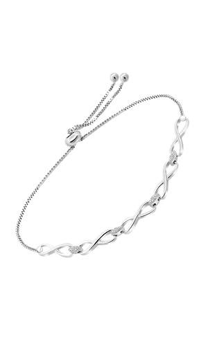 LOTUS SILVER Damen-Armband LP3634-2/1 Pure Essential Silber Unendlichkeit, Silber, Ohne Edelstein von LOTUS SILVER