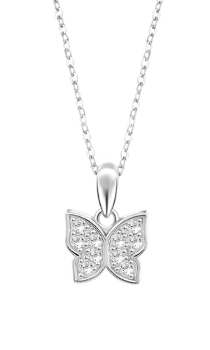 LOTUS SILVER Halskette LP3051-1/1 Mystic Silber Schmetterling 42.00 mm Damen, Silber, Kein Edelstein von LOTUS SILVER