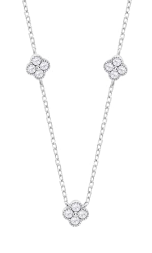LOTUS SILVER Halskette LP3889-1/2 Trendy Silber Kleeblatt Damen von LOTUS SILVER